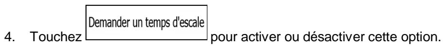 MAPPY ULTiX580 - Définition du temps d'attente aux étapes - 4