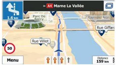 MAPPY ULTiX580 - Informations sur voies et panneaux - 1