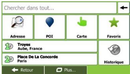 MAPPY ULTiX580 - Désiminer un nouveau point de départ de l'itinéraire - 5