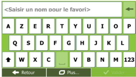 MAPPY ULTiX580 - Enregistrer un emplacement comme destination favorite - 4