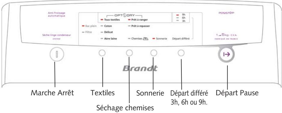 BRANDT ETE 755 F BLANC - Introduction du linge dans le tambour : - 3