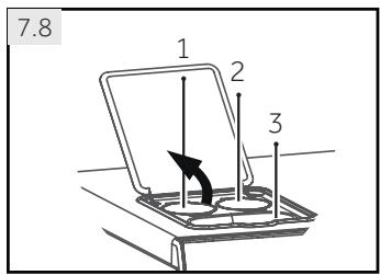 PAW HWD100-BD1499U1 - Choix du détergent et de l'adoucissant - 1