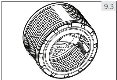 PAW HWD100-BD1499U1 - Nettoyage du tambour - 1