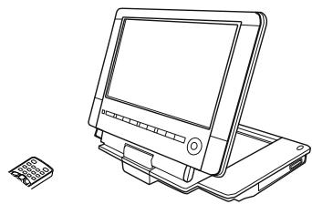 TOSHIBA SD-P94SKE - Reglez l'angle du moniteur LCD. - 1