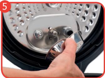 MOULINEX YY4393FBROUGE - REMONTAGE DJ SOUS-ENSEMBLE COUVERCLE METALLIQUE : - 1