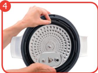 MOULINEX YY4393FBROUGE - ACCÉS À LA BILLE DE DÉCOMPRESSION : - 1
