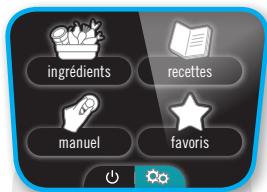 MOULINEX YY4393FBROUGE - menu réglages - 1