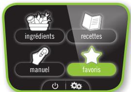 MOULINEX YY4393FBROUGE - MENU FAVORIS : - 2