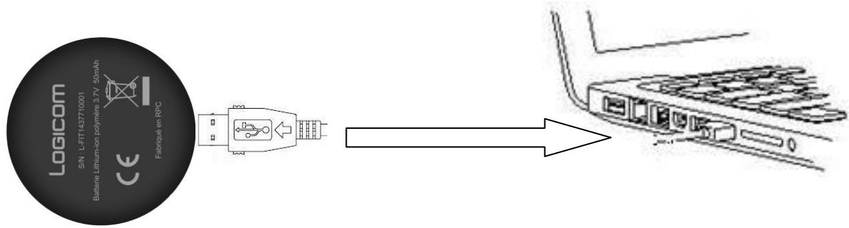 LOGICOM L-FIT NR - Charge de la batterie - 1