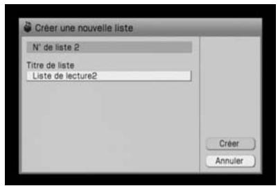 SONY NAS-S5S5PKE - Creation d'une liste de lecture - 1