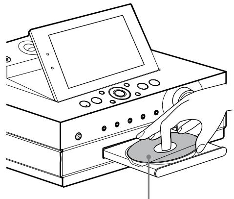 SONY NAS-S5S5PKE - Appuyez sur CD et place un disque sur le plateau de lecture. - 1