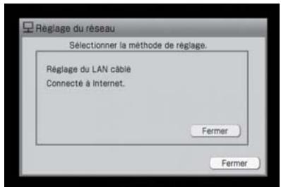 SONY NAS-S5S5PKE - Vérification des réglages de connexion au réseau - 1