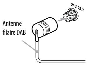 SONY NAS-S5S5PKE - Antenne filaire DAB (modèle destiné au Royaume-Uni uniquement) - 1