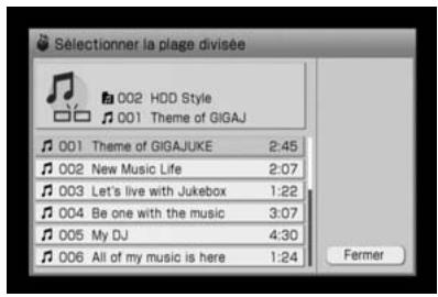 SONY NAS-S5S5PKE - Ouvrez le menu Options et selectionnee [Editor] - [Diviser]. - 1