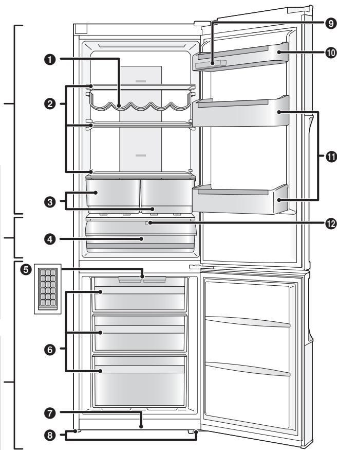 PANASONIC NR-B29SG2-SF - Compartment du congelateur - 2