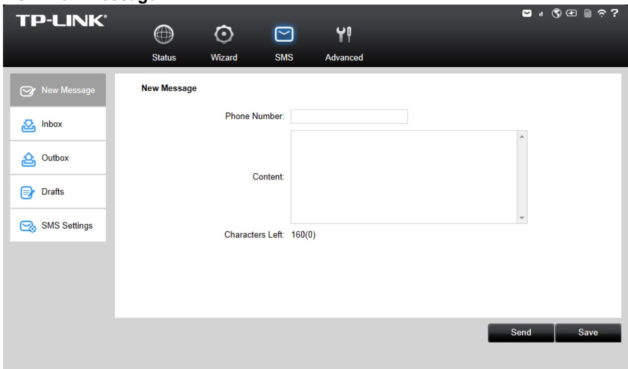 TP-LINK M5350 - New Message - 1