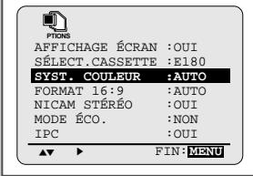 SAMSUNG SV-452 F - Sélectionnez le mode couleur - 5