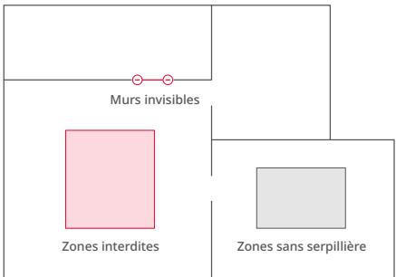 DARTY 36DaRryROBOROCKASPI-ROBOT$7+ - Zones interdites, Zones sans serpilliere et Murs invisibles - 1