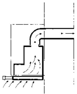 GAGGENAU AF280160 - Evacuation de l'air à l'extérieur - 1