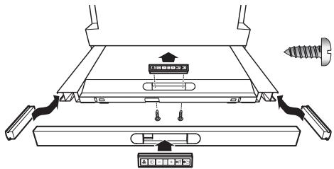 GAGGENAU AF280160 - Vous pouvez déplacer le bandeau de commande, du milieu du tiroir-filtre vers le côte gauche ou le côte droit. - 1