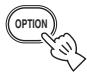 YAMAHA TSX-112 - UTILISATION DU MENU D'OPTIONS - 1