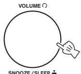 YAMAHA TSX-112 - Utilisation de la fonction snooze - 1