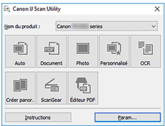 CANON G3560 - Numérisation en fonction du type ou de l'élément (IJ scan utility) - 1