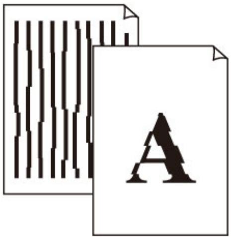 CANON G3560 - Les lignes sont mal alignées/déformées - 1