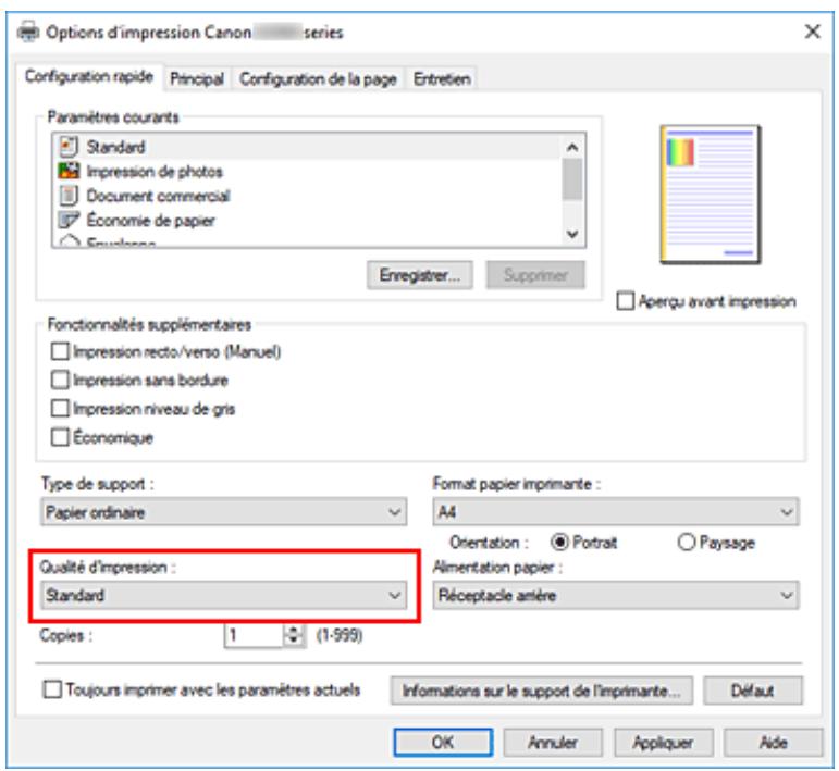 CANON G3560 - Configuration d'impression élémentaire - 2