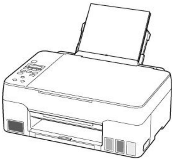 CANON G3560 - Après le chargement du papier : - 1