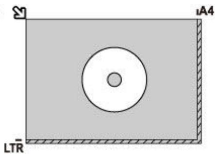 CANON G3560 - Chargement d'un seul original au centre de la vitre d'exposition - 2