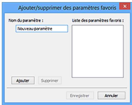 CANON G3560 - Paramètres favoris - 1