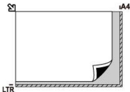 CANON G3560 - Chargement de l'original à aligner sur le repère d'alignement - 1
