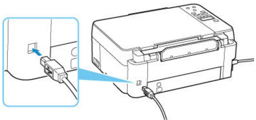 CANON G3560 - Impossible de continuer au-delà de l'écran connexion de l'imprimante (impossible de détecter l'imprimante connectée via USB) - 1
