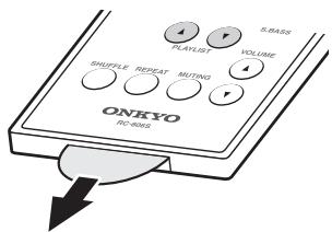 ONKYO ABX100 - Utilisation de la télécommande - 1