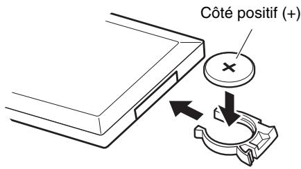 ONKYO ABX100 - Remplacement de la pile - 2
