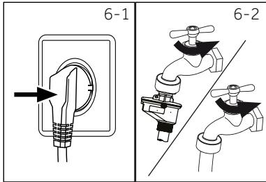 HAIER HW100-B1439 - Raccordement d'eau - 1