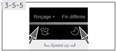 HAIER HW100-B1439 - Bouton de fonction "Rinçage+ - 1