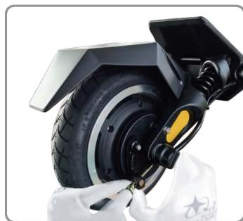 MINIMOTOR DUALTRON MINI 52V15 AH - 1000 W - Méthode d'ajustement du frein - 2