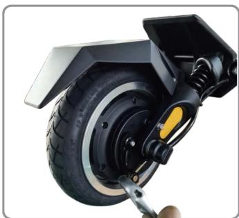 MINIMOTOR DUALTRON MINI 52V15 AH - 1000 W - Méthode d'ajustement du frein - 1