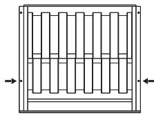 ARTEVINO AE 215M1 AM CHARME - Configuration d'une clayette en version stockage : - 4