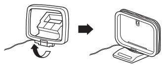 DENON CEOLM10 - Montage de l'antenna à boute AM - 2
