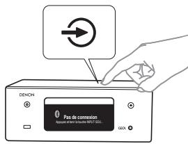 DENON CEOLM10 - Sélectionnez l'entrée Bluetooth depuis la télécommande ou la touche - 1
