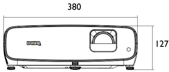 BENQ TK850I - Dimensions - 2
