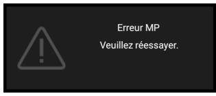 BENQ TK850I - Oubli du mot de passage - 1