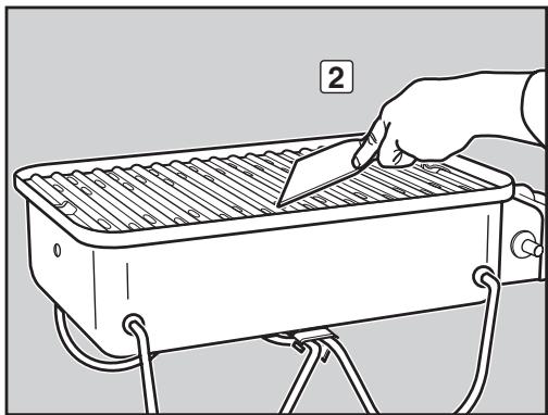 WEBER GO ANYWHERE NOIR GAZ - PRÉSERVEZ LA PROPRETÉ DE LA GRILLE DE CUISSON - 2