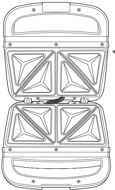 MOULINEX WAFFLE TIME Wi170112 - waffle time croc time - 3