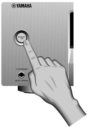 YAMAHA AV 3101 - Étape 3: Allumez l'appareil et appuyez sur la touche SCENE 1 - 1