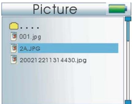 MPMAN MOOVY BOX - Visualiser des images - 1