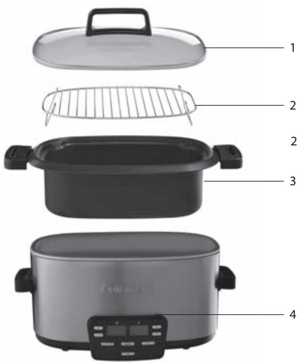 CUISINART MSC600E - CARACTERISTIQUES - 1